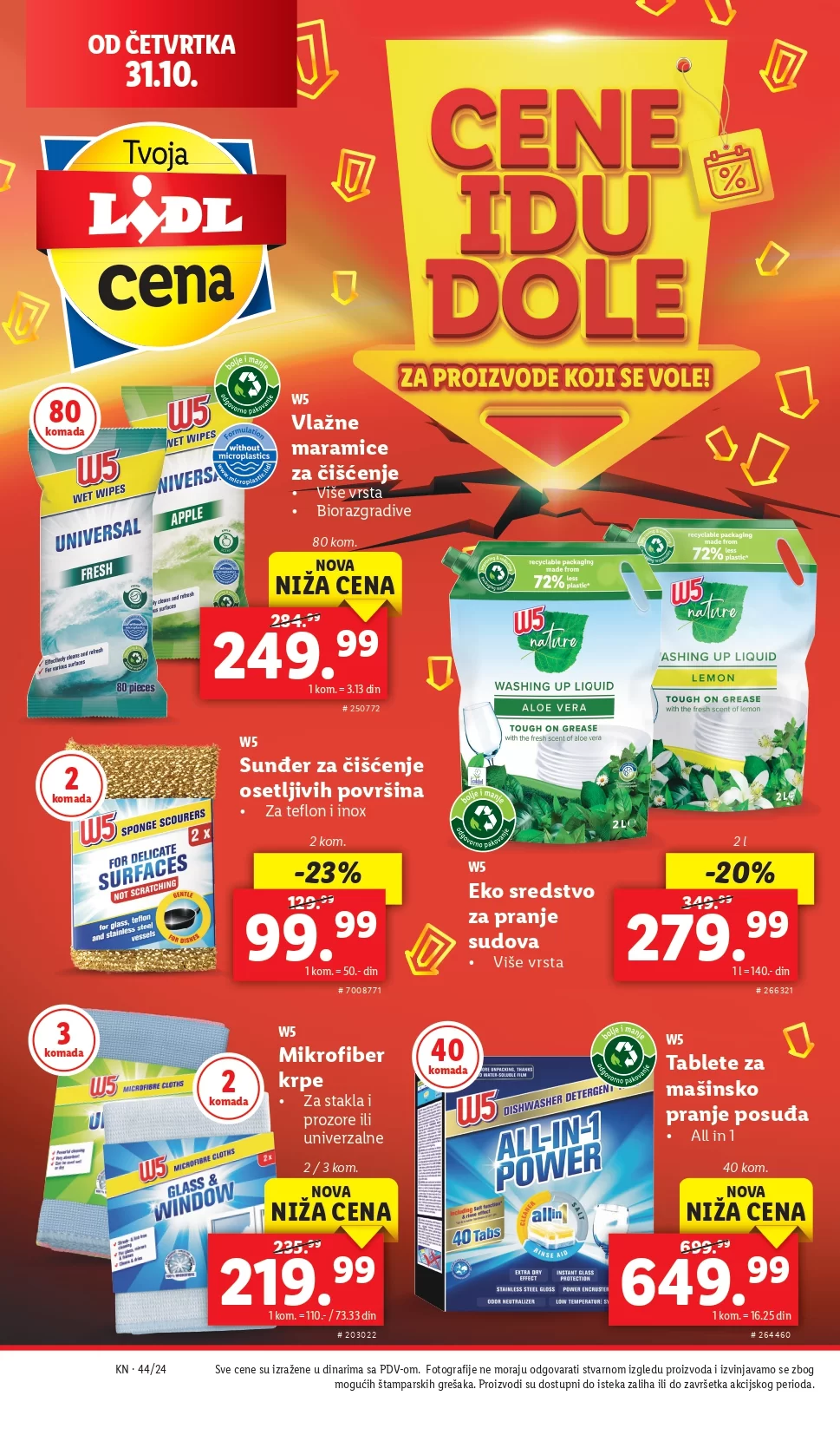 Lidl katalog CENE IDU DOLE 1-30.11.2024.