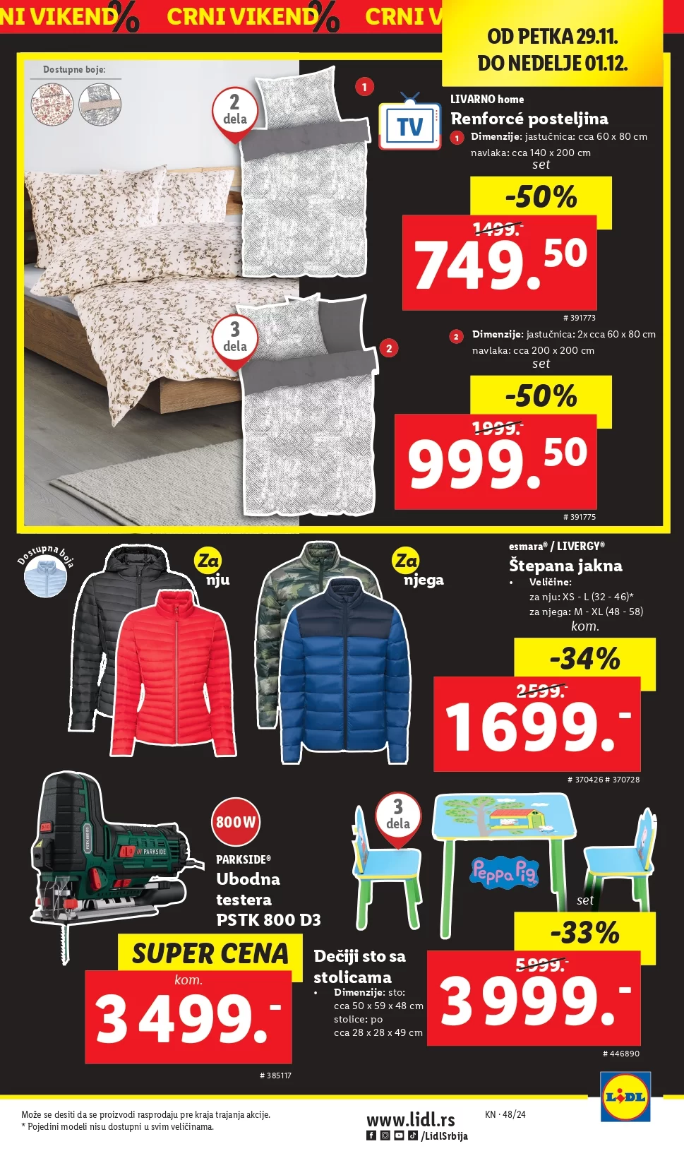 Lidl katalog NEPREHRANA 28.11-4.12.2024.
