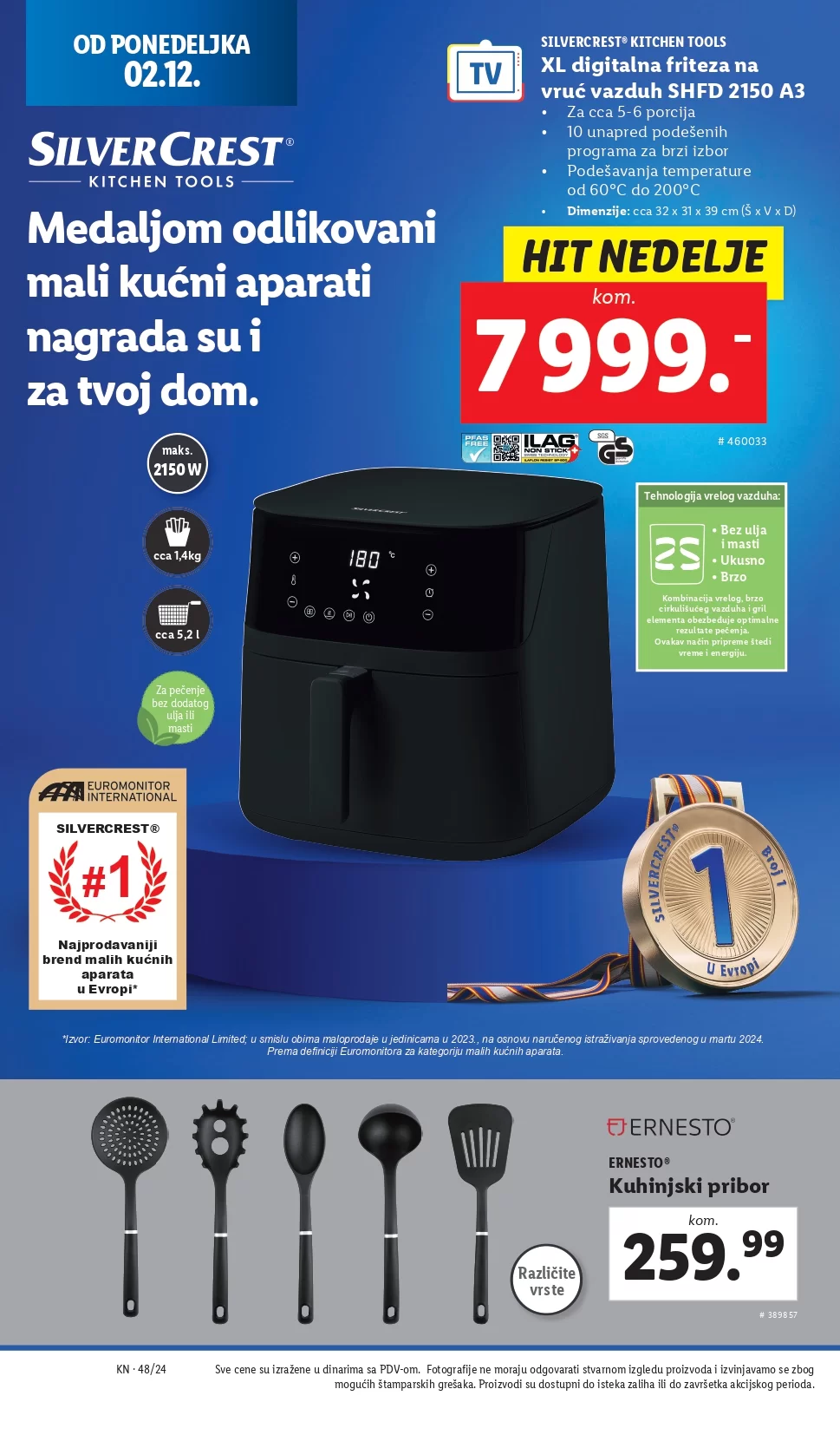 Lidl katalog NEPREHRANA 28.11-4.12.2024.