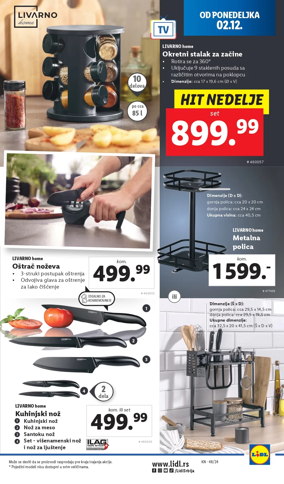 Lidl katalog NEPREHRANA 28.11-4.12.2024.