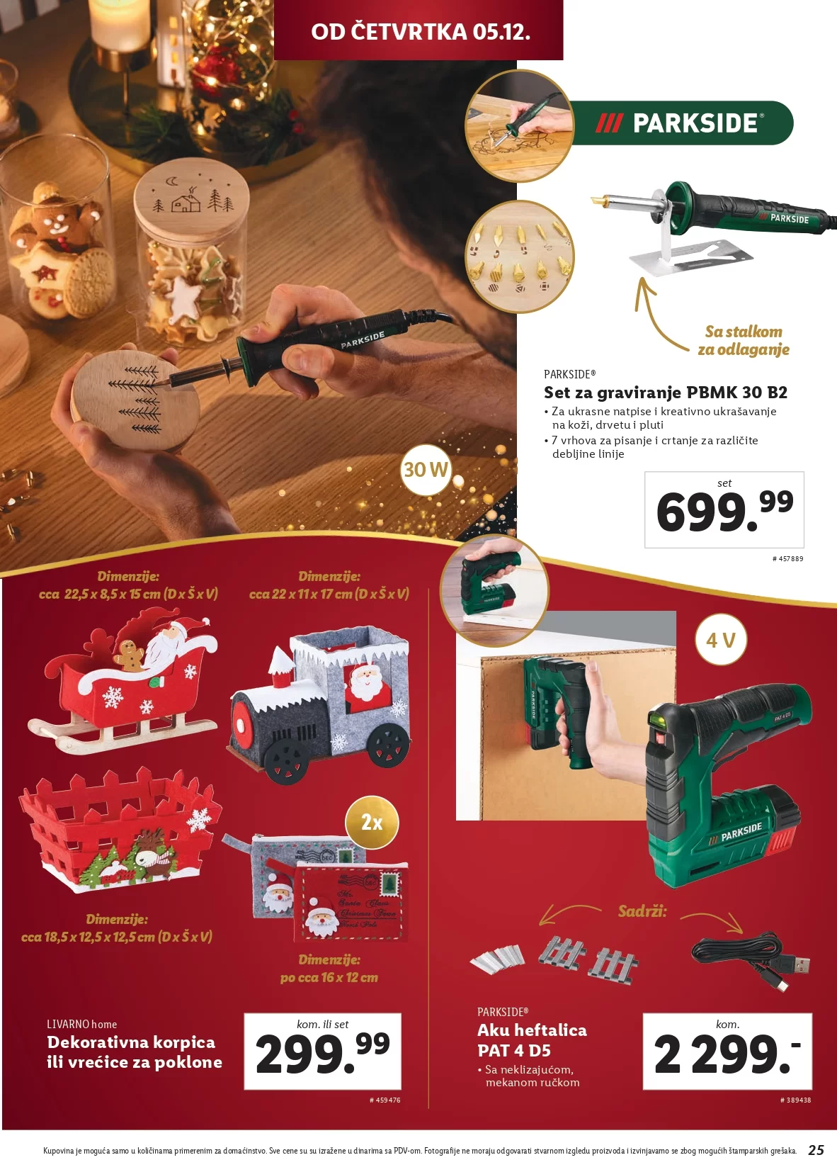 Lidl katalog NOVOGODIŠNJA MAGIJA 28.11.2024. do isteka zaliha