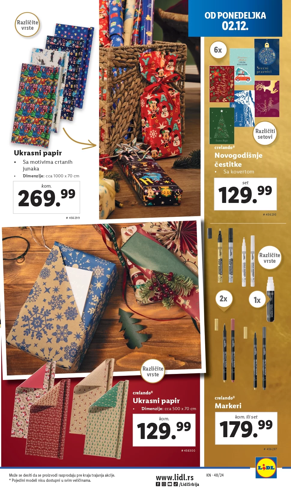 Lidl katalog NEPREHRANA 28.11-4.12.2024.