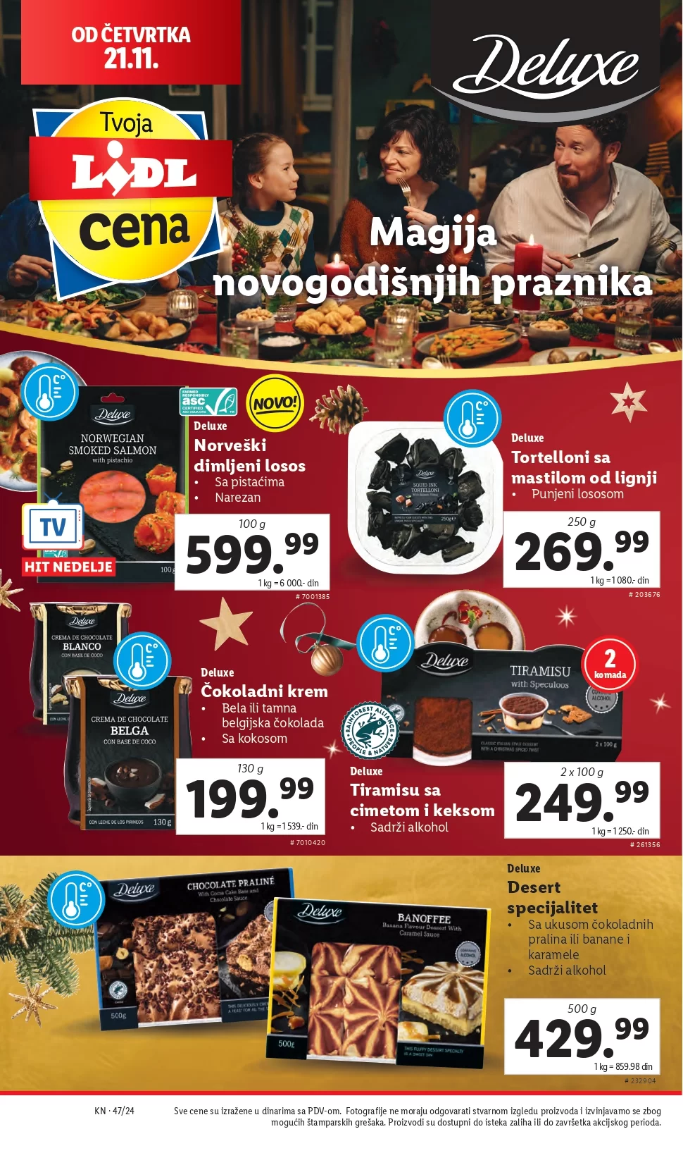 Lidl katalog PREHRANA 21-27.11.2024.