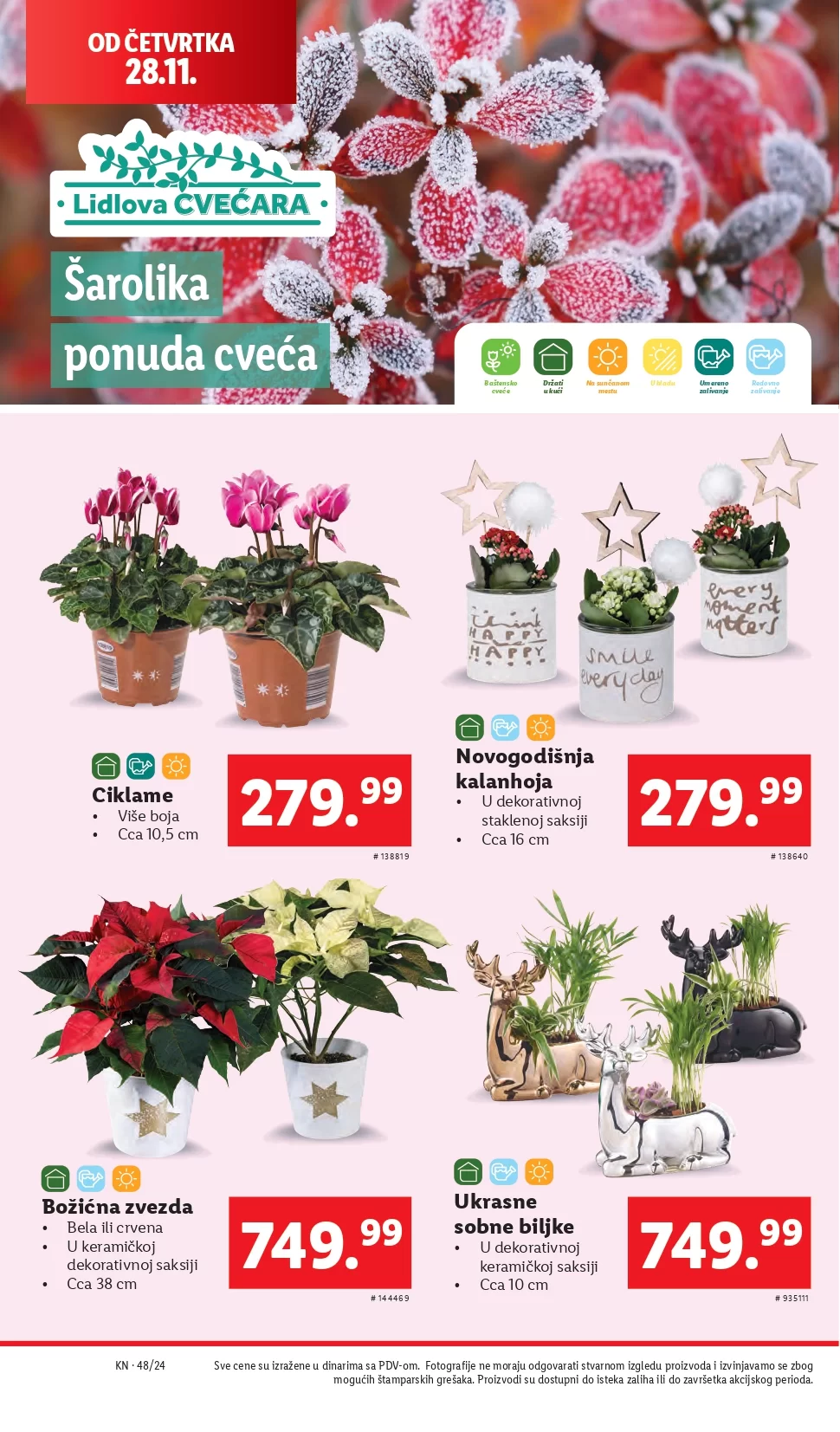 Lidl katalog PREHRANA 28.11-4.12.2024.