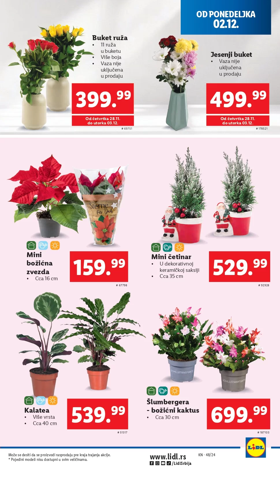 Lidl katalog PREHRANA 28.11-4.12.2024.