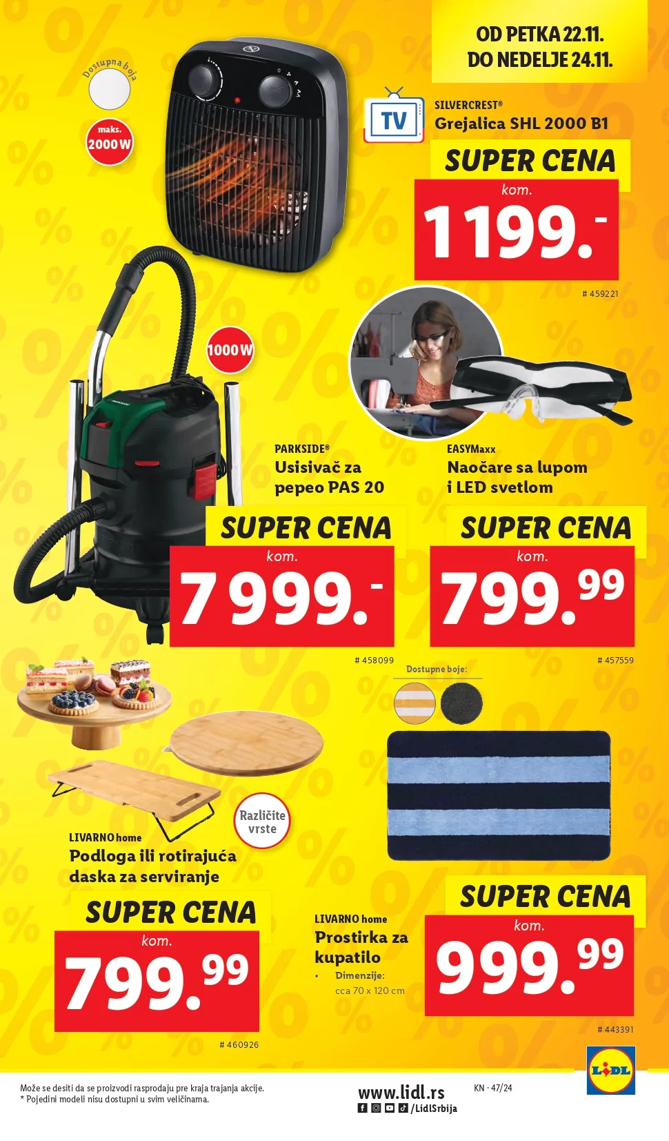 Lidl katalog PREHRANA 21-27.11.2024.