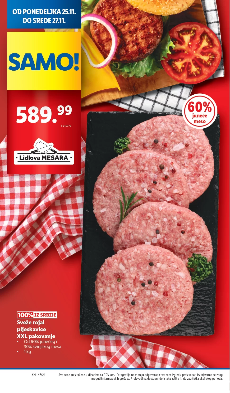 Lidl katalog PREHRANA 21-27.11.2024.