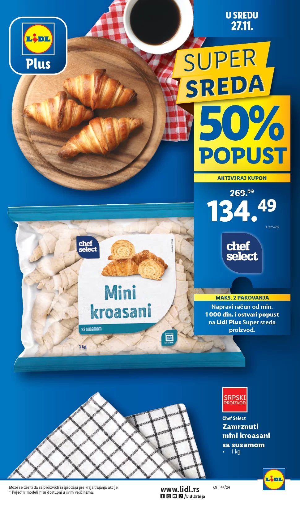 Lidl katalog PREHRANA 21-27.11.2024.