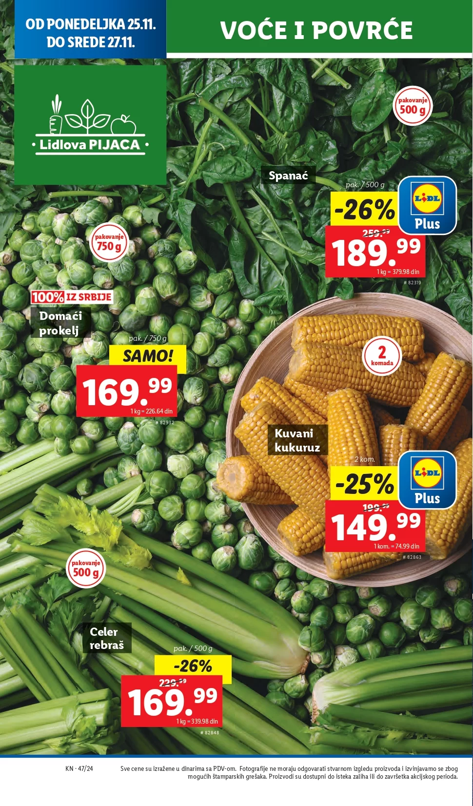 Lidl katalog PREHRANA 21-27.11.2024.