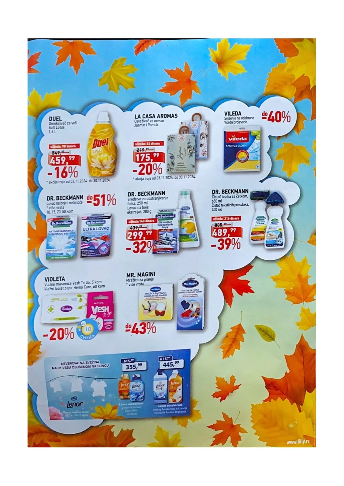 Lilly katalog JESENJE ČIŠĆENJE 1-30.11.2024.
