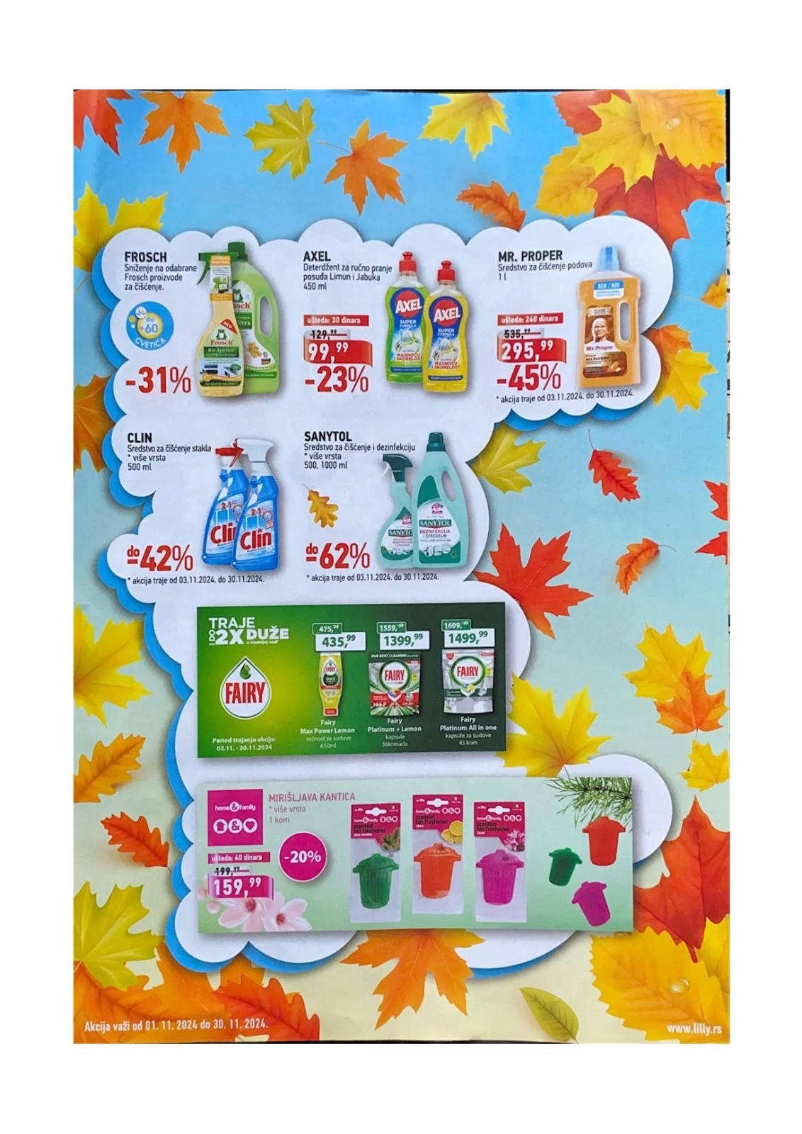 Lilly katalog JESENJE ČIŠĆENJE 1-30.11.2024.