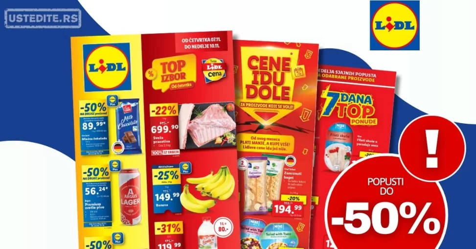 Lidl katalog PREHRANA 7-13.11.2024.