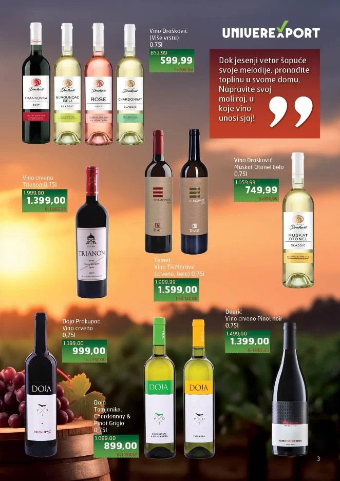 Univerexport katalog VINA 7.11-7.12.2024.