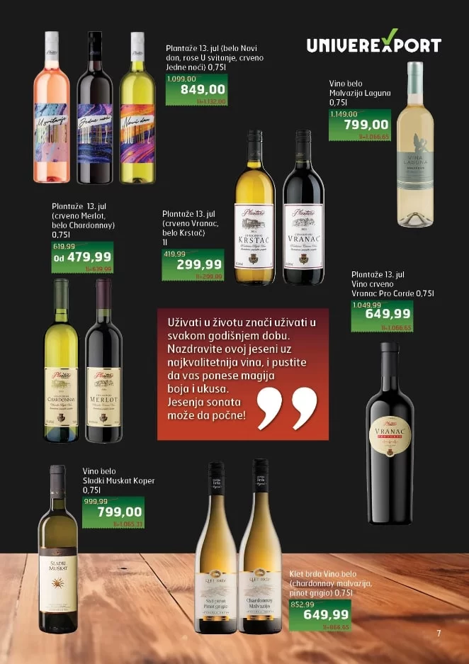Univerexport katalog VINA 7.11-7.12.2024.