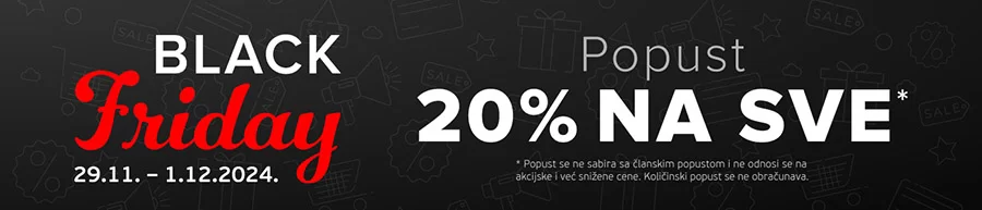 Knjižara Vulkan BLACK FRIDAY 29.11-1.12.2024.