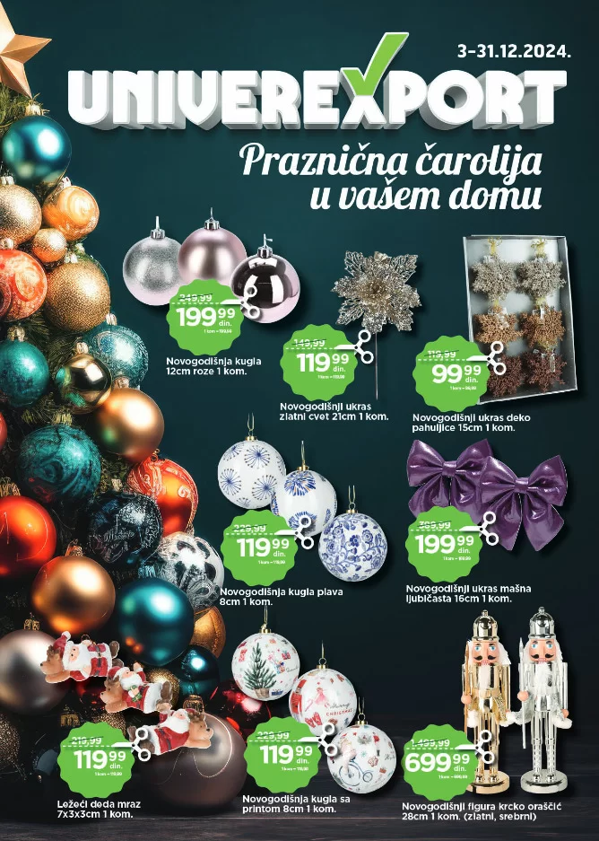 Univerexport katalog PRAZNIČNA ČAROLIJA 3-31.12.2024.