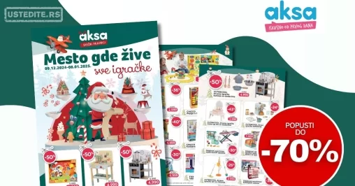 Aksa katalog IGRAČKE 9.12.2024-8.1.2025.