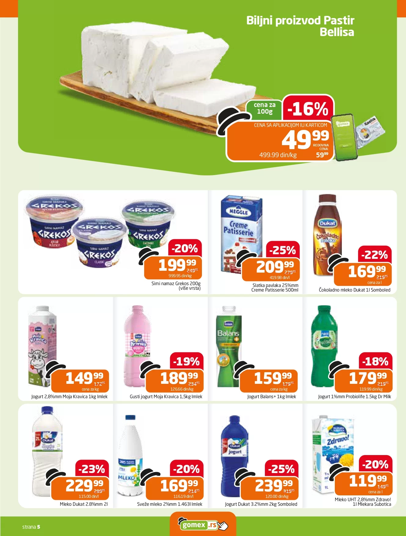 Gomex katalog AKCIJE IZ ŠEŠIRA 18.12.2024-7.1.2025.