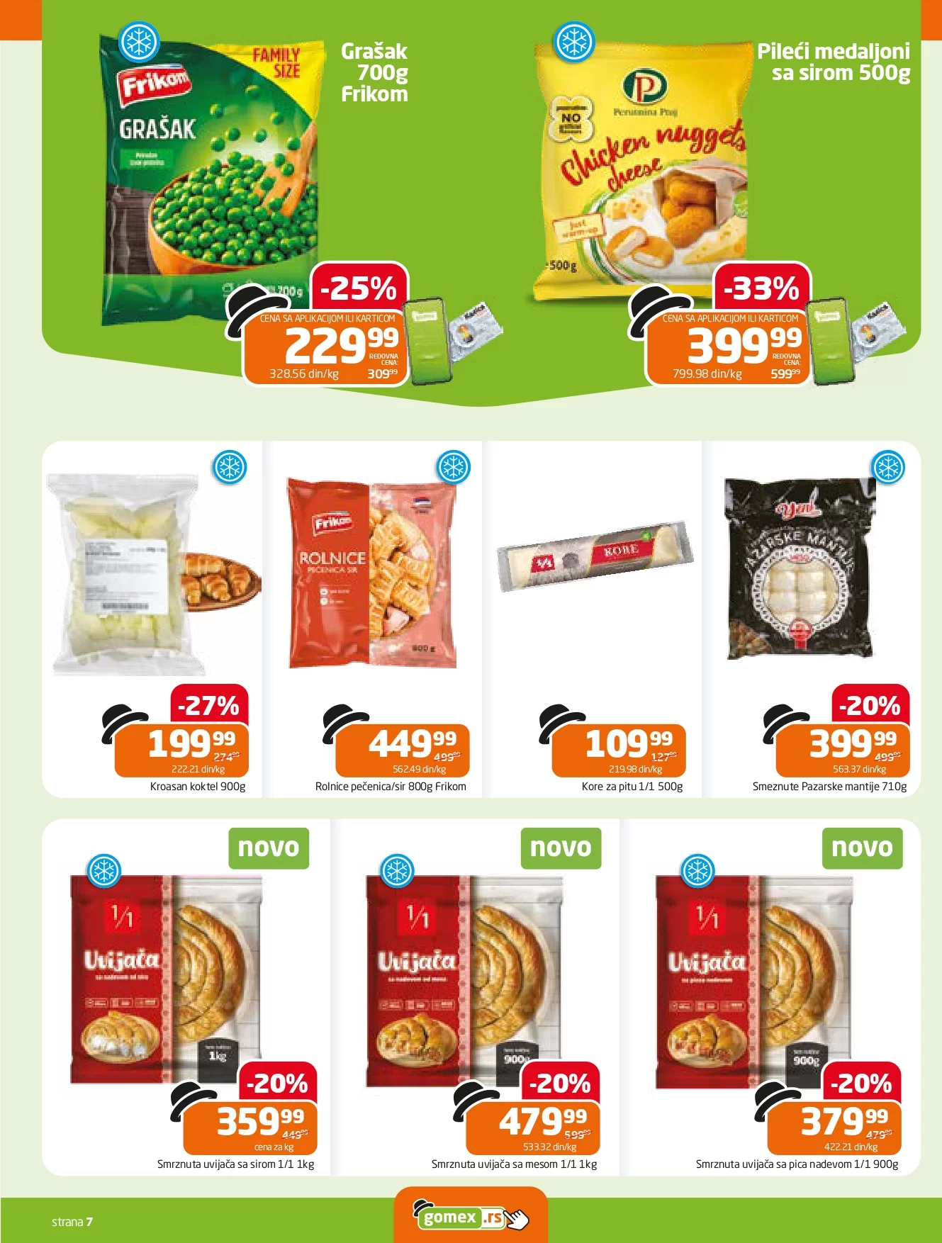 Gomex katalog AKCIJE IZ ŠEŠIRA 18.12.2024-7.1.2025.