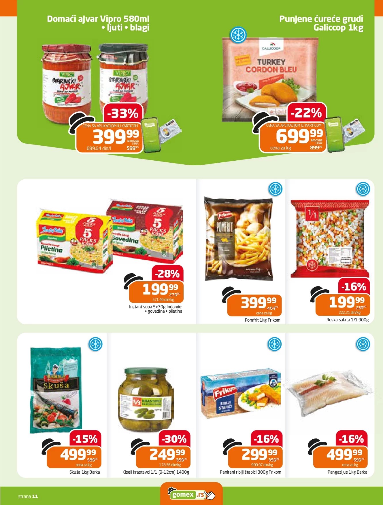 Gomex katalog AKCIJE IZ ŠEŠIRA 18.12.2024-7.1.2025.