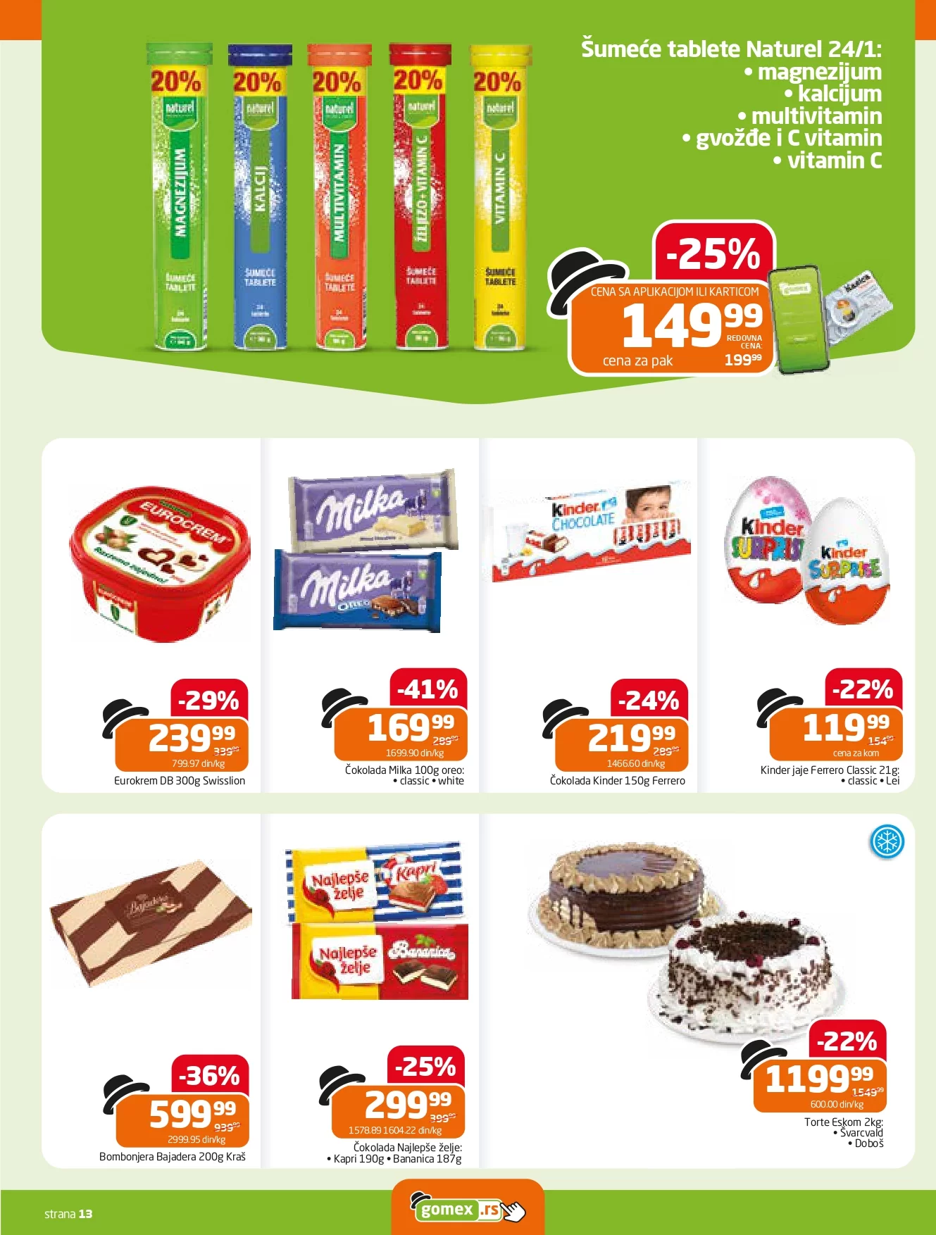 Gomex katalog AKCIJE IZ ŠEŠIRA 18.12.2024-7.1.2025.