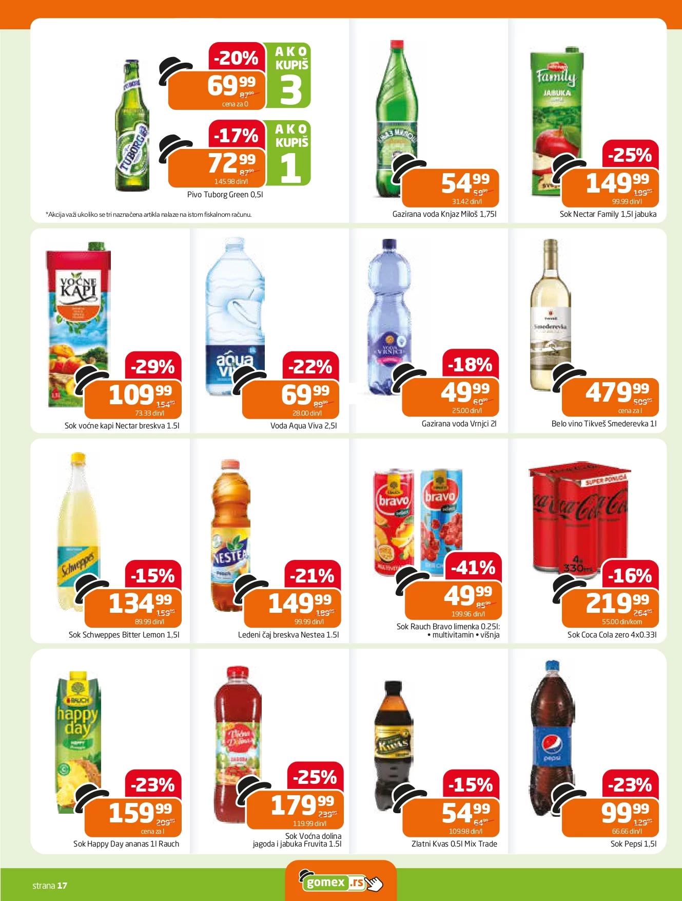Gomex katalog AKCIJE IZ ŠEŠIRA 18.12.2024-7.1.2025.