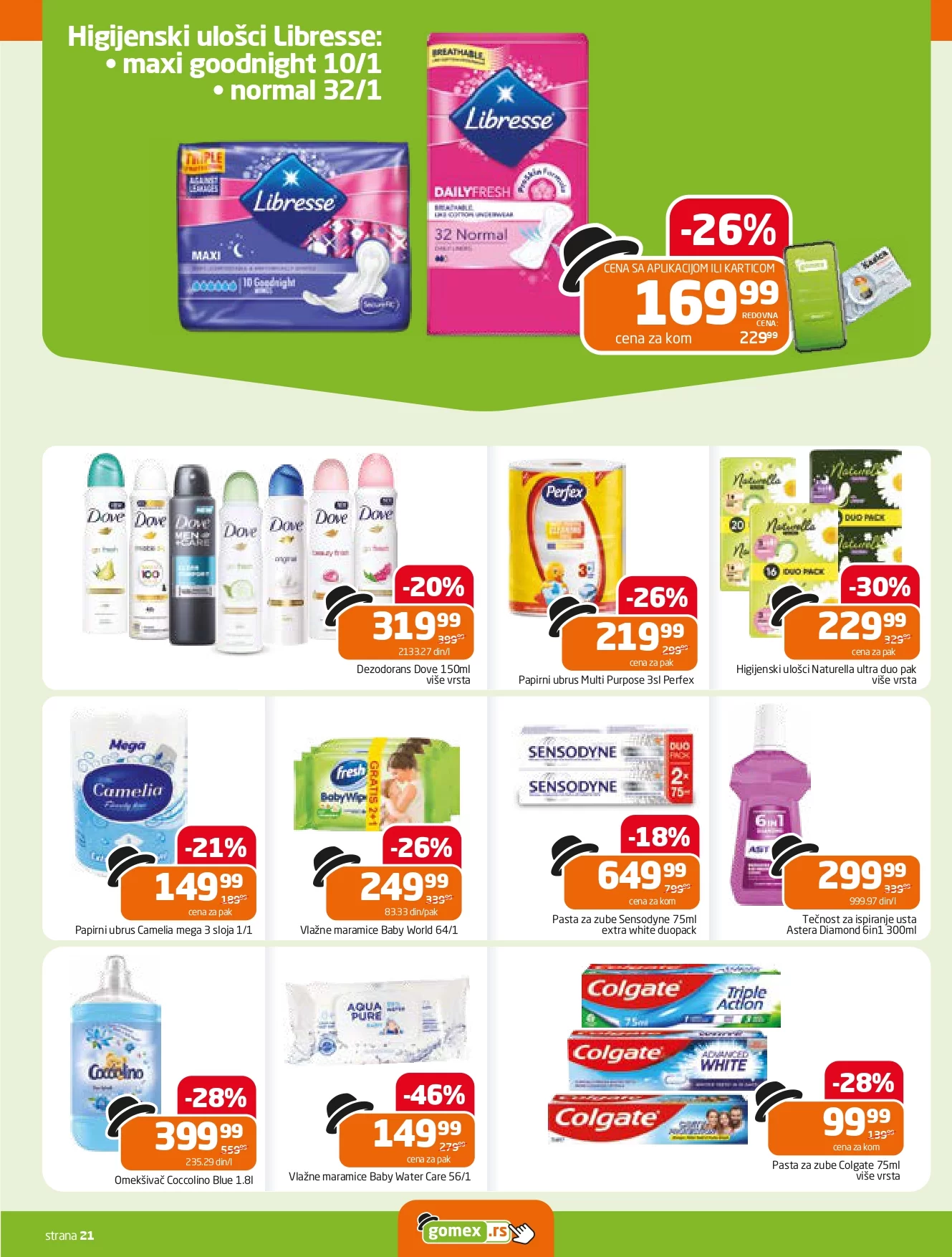Gomex katalog AKCIJE IZ ŠEŠIRA 18.12.2024-7.1.2025.
