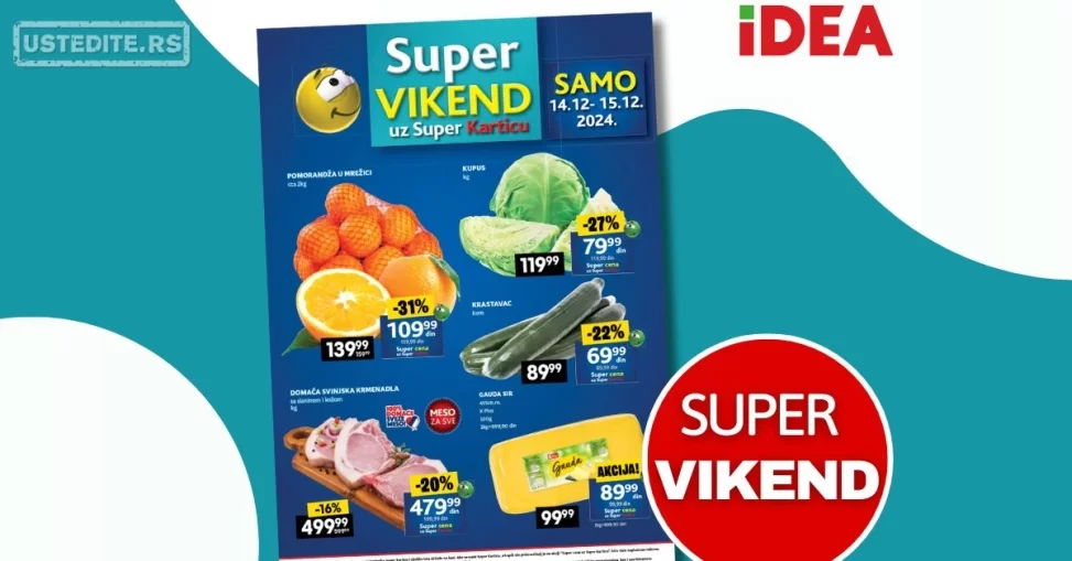 Idea VIKEND AKCIJA 14-15.12.2024.