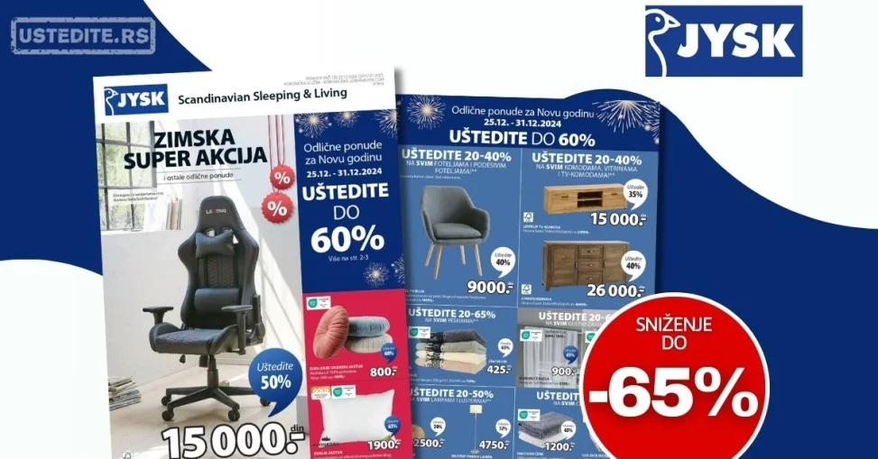 Jysk katalog 25.12.2024-7.1.2025.
