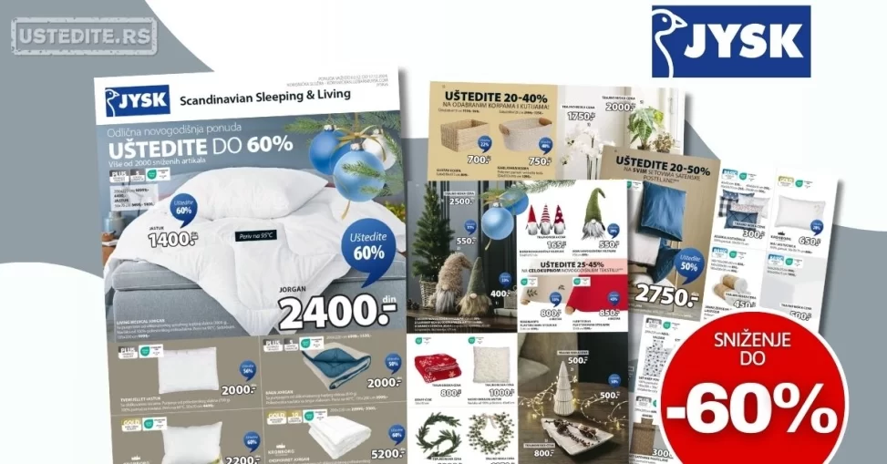Jysk katalog 2-8.12.2024.