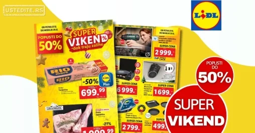 Lidl VIKEND AKCIJA 27-29.12.2024.