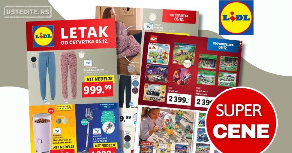 Lidl katalog NEPREHRANA 5-11.12.2024.