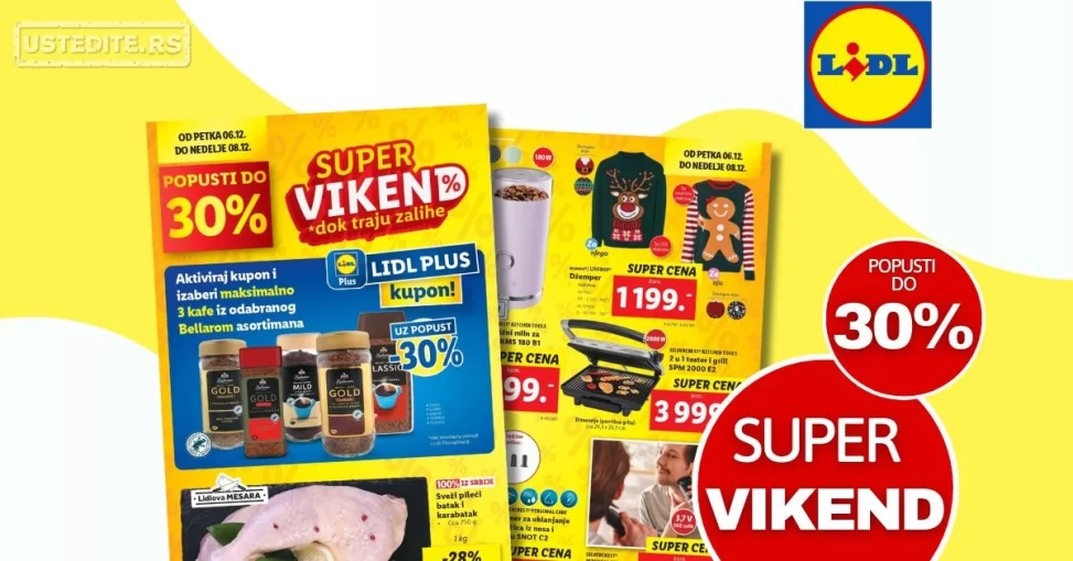 Lidl VIKEND AKCIJA 6-8.12.2024.