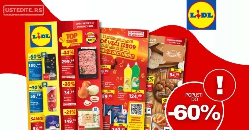 Lidl katalog PREHRANA 12-18.12.2024.