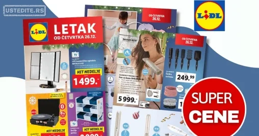 Lidl katalog NEPREHRANA 26-31.12.2024.