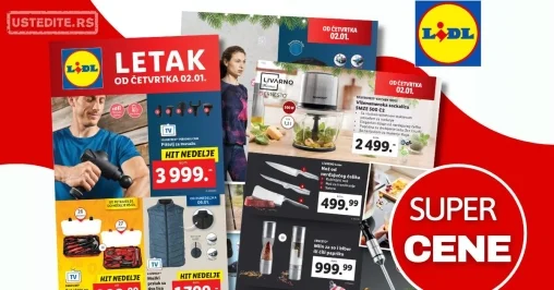 Lidl katalog NEPREHRANA 2-8.1.2025.