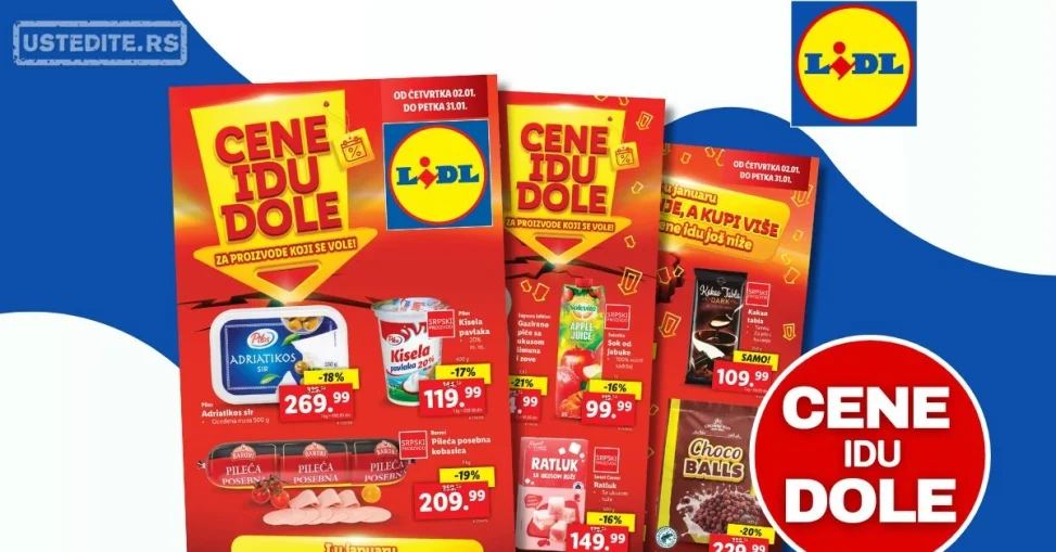 Lidl katalog CENE IDU DOLE 2-31.1.2025.