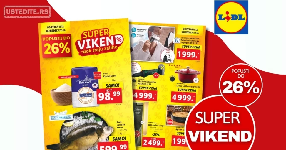 Lidl VIKEND AKCIJA 13-15.12.2024.