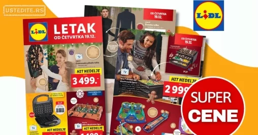 Lidl katalog NEPREHRANA 19-25.12.2024.