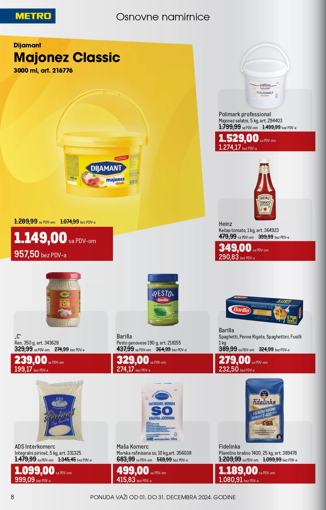 Metro katalog UGOSTITELJI 1-31.12.2024.