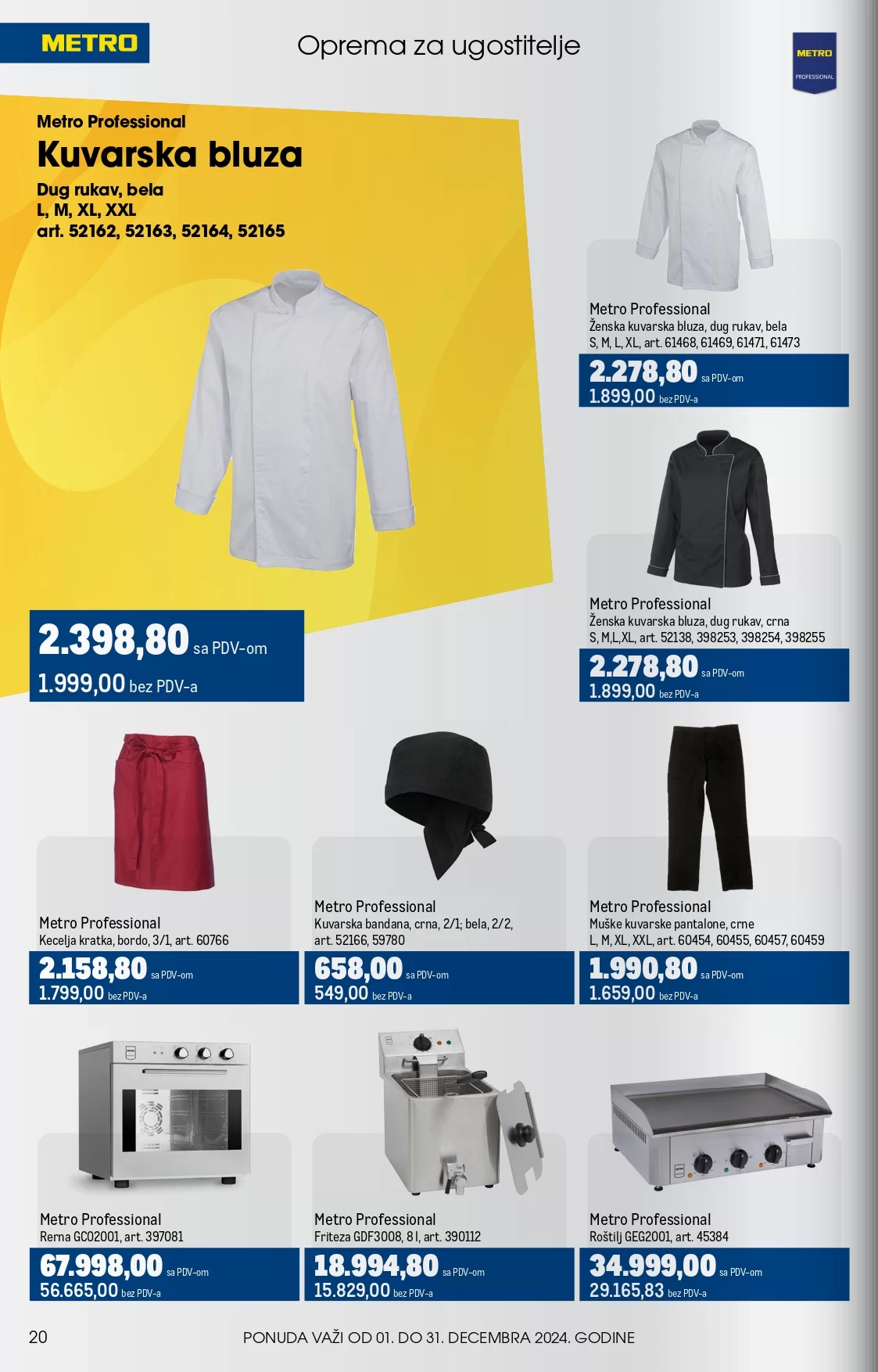 Metro katalog UGOSTITELJI 1-31.12.2024.