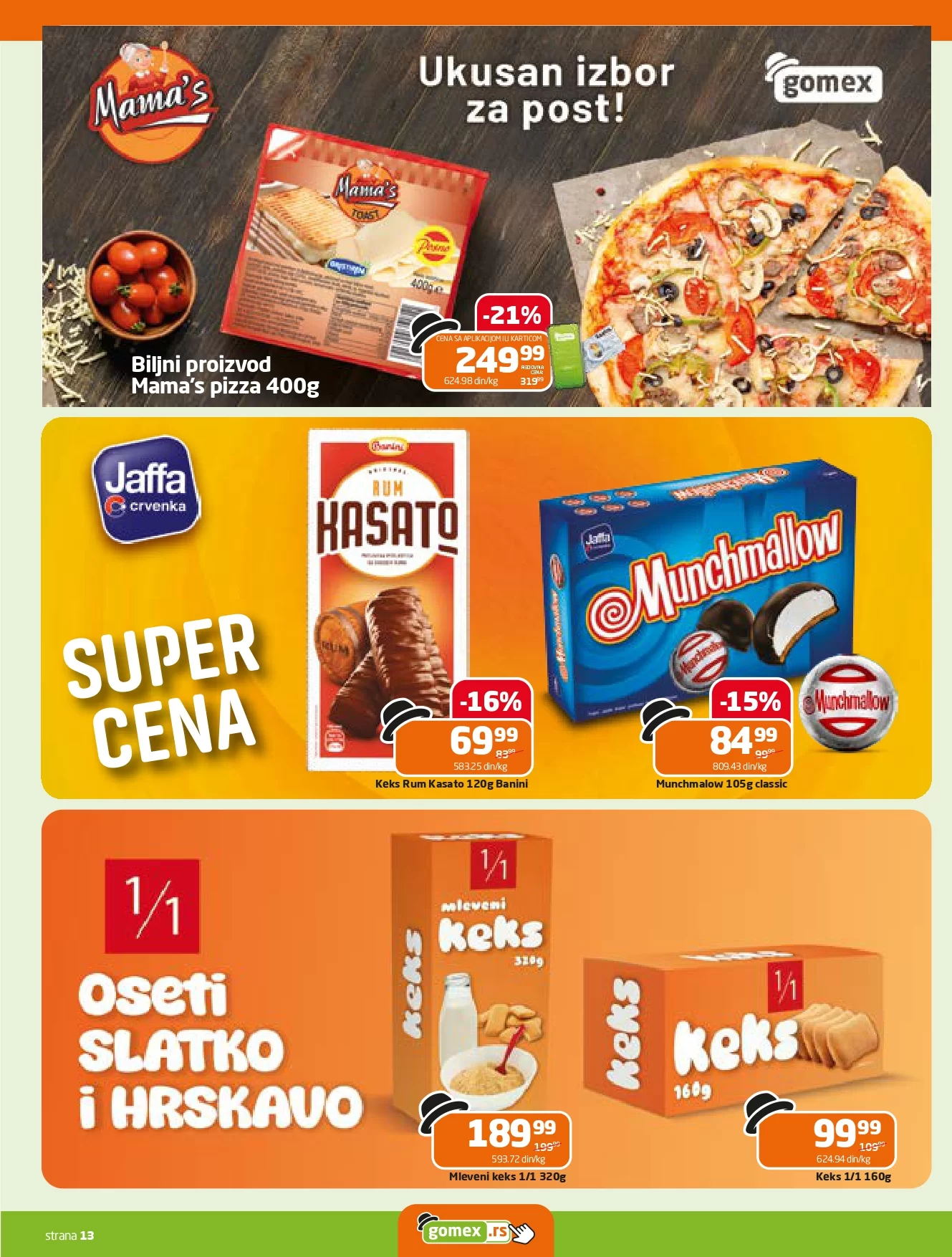 Gomex katalog AKCIJE IZ ŠEŠIRA 4-17.12.2024.