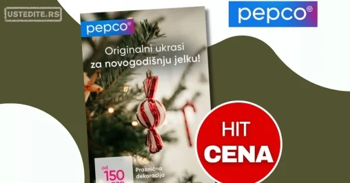 Pepco UKRASI ZA JELKU decembar 2024.
