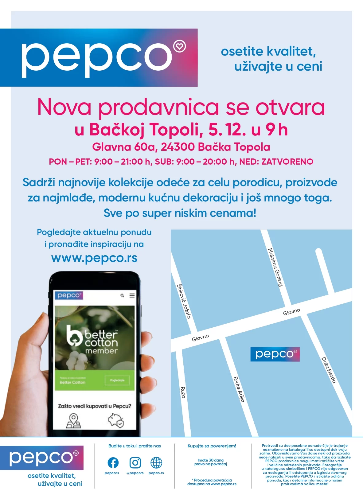 Pepco VELIKO OTVARANJE BAČKA TOPOLA 3-11.12.2024.