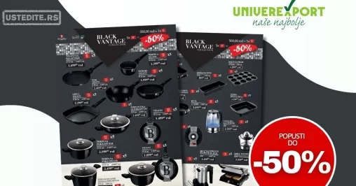 Univerexport BLACK VANTAGE 28.10.2024-15.1.2025.