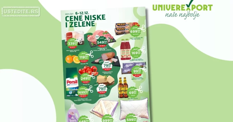 Univerexport NEDELJNA AKCIJA 6-12.12.2024.