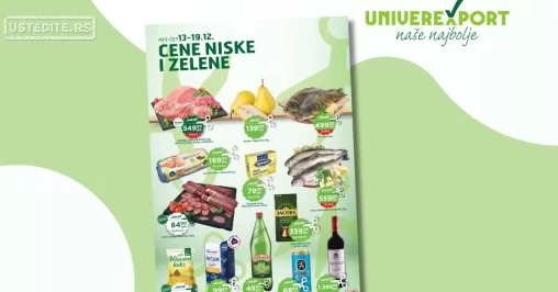 Univerexport NEDELJNA AKCIJA 13-19.12.2024.