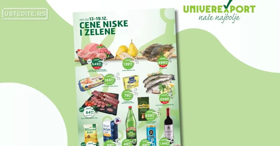 Univerexport NEDELJNA AKCIJA 13-19.12.2024.