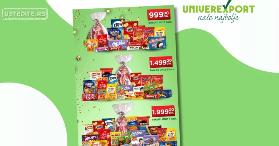 Univerexport PAKETIĆI decembar 2024.