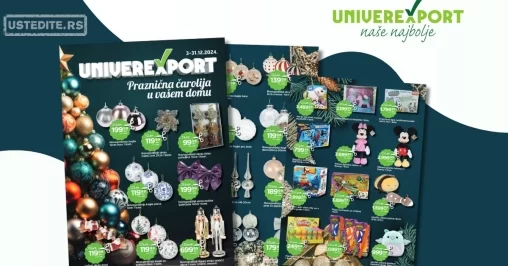 Univerexport katalog PRAZNIČNA ČAROLIJA 3-31.12.2024.
